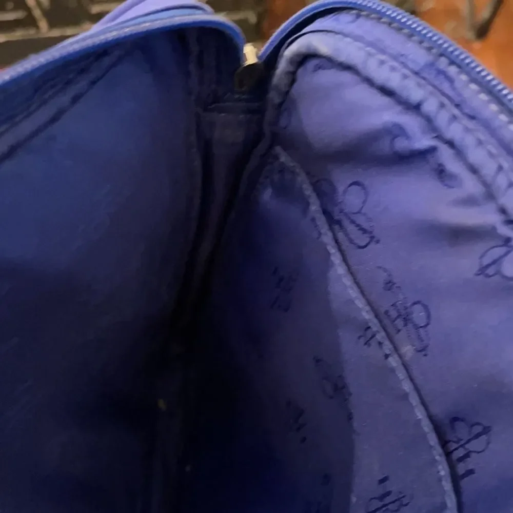 Cole Haan Indigo Quilted Padded Laptop Case EUC